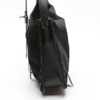 COACH Shoulder Bag Harako one belt Leather handle leather 9469 black Women Used Authentic