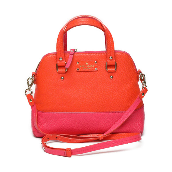 Kate Spade Handbag Other Pink x orange Diagonal crossing 2WAY Women Used  Authentic