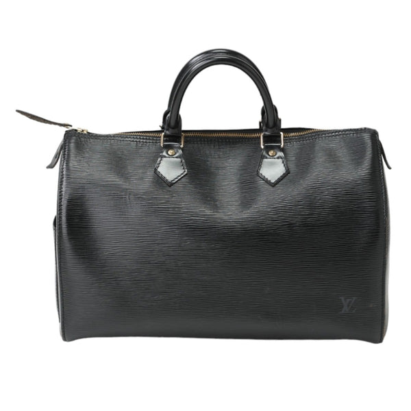 LOUIS VUITTON Handbag Mini Boston Epi Speedy 35 Epi Leather M42992 black(Unisex) Used Authentic