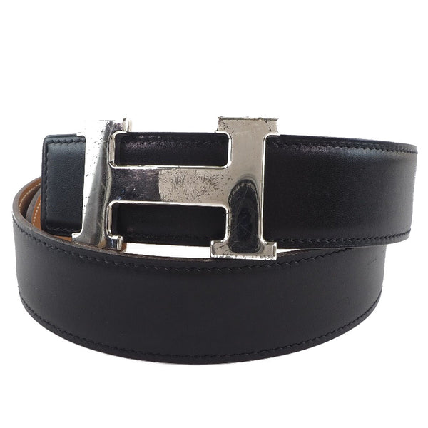 HERMES belt *Sold product (outlet) Constance H belt 70 Epsom, metal black Women Used Authentic