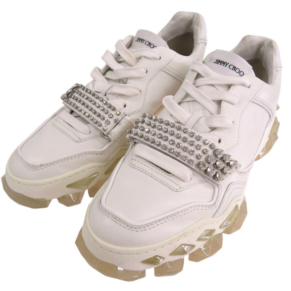 JIMMY CHOO sneakers leather white 42