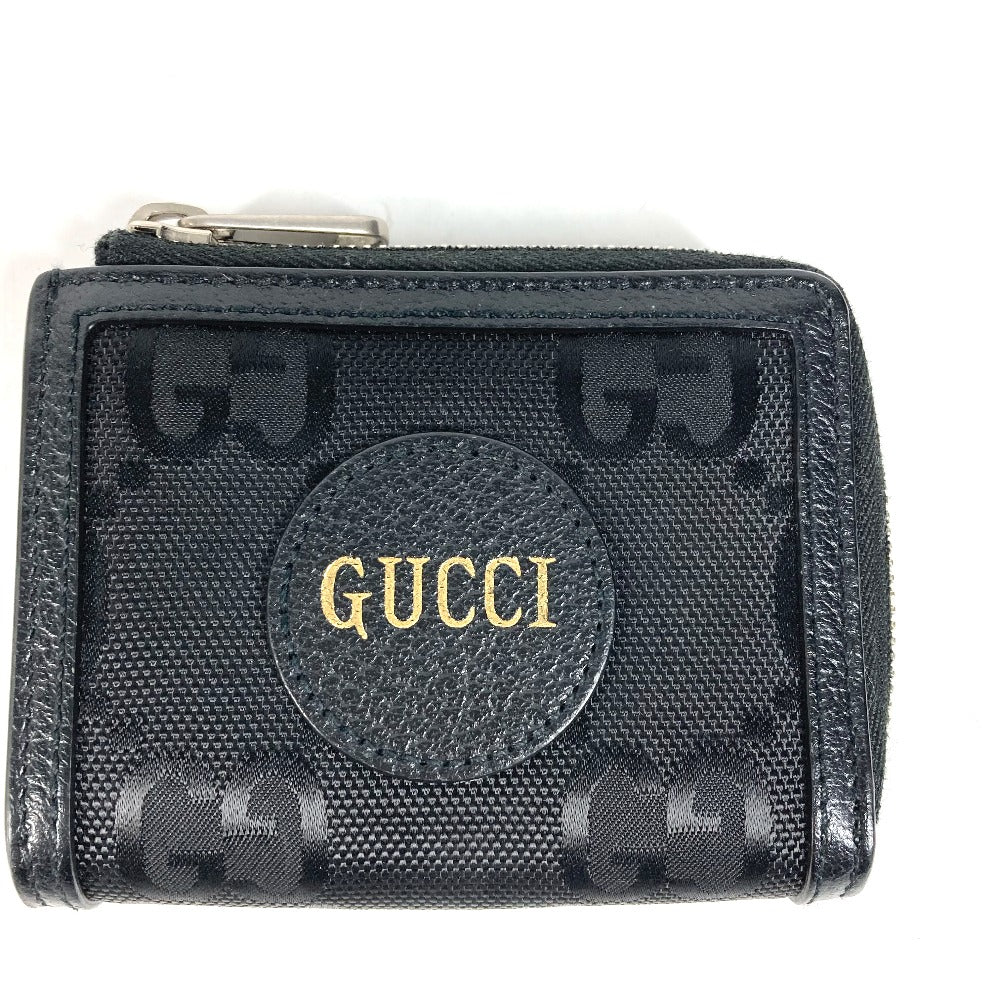 GUCCI Coin case L-shaped fastener Wallet Coin Pocket OFF THE GRID OFF