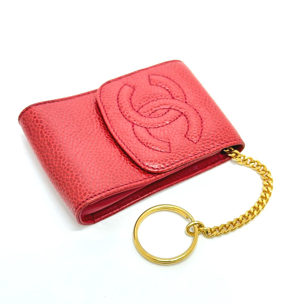 CHANEL Cigarette case Caviar skin Red CC COCO Mark mini Women Used Aut –  Japan second hand luxury bags online supplier Arigatou Share Japan