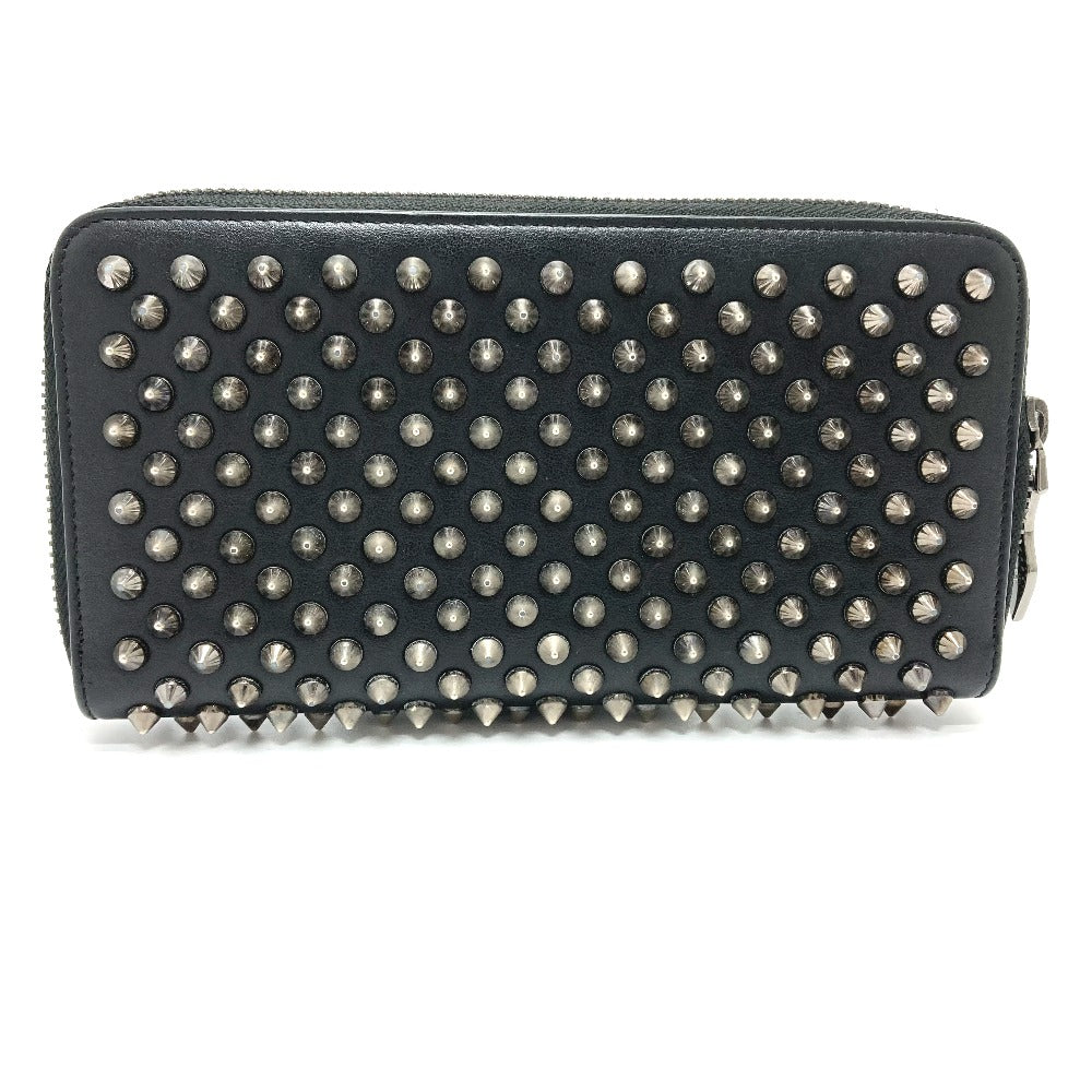 Christian Louboutin Long Wallet Purse 1175099 leather black Spike stud –  Japan second hand luxury bags online supplier Arigatou Share Japan