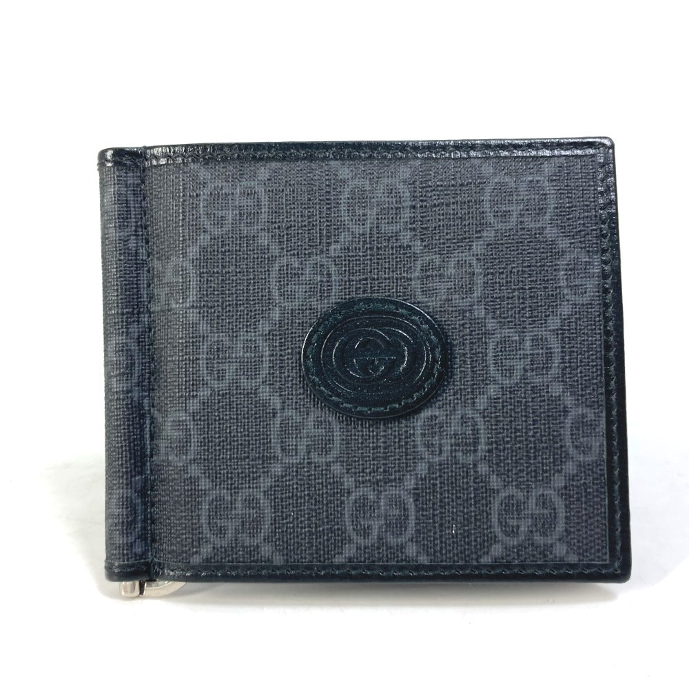 Gucci Black Canvas Wallet GG authentic cheapest