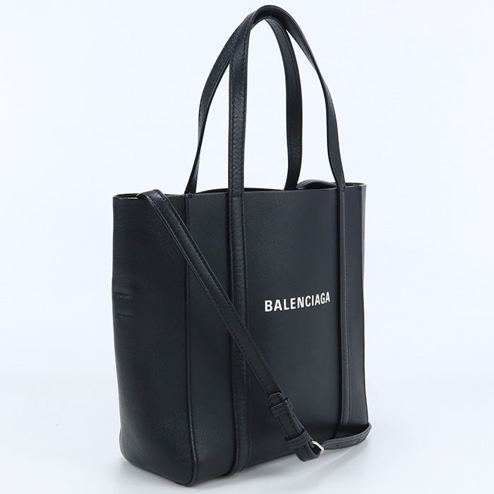 BALENCIAGA 551815 D6W2N 1000 XXS Tote Bag Every day Handbag Calfskin b