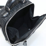 FENDI 7VA542 AG0N F0NPN 2WAY bag Zucchino Diagonal shoulder bag handbag canvas black unisex