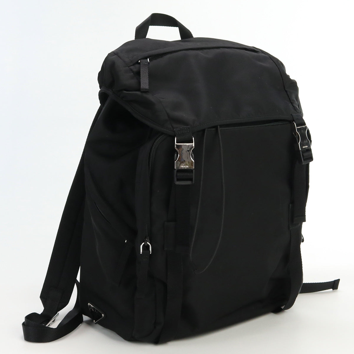 PRADA 2VZ062 Backpack Bag Nylon black Ruck sack day bag mens