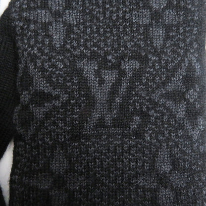 LOUIS VUITTON gloves M73470 wool black Gon My Monogram Eclipse