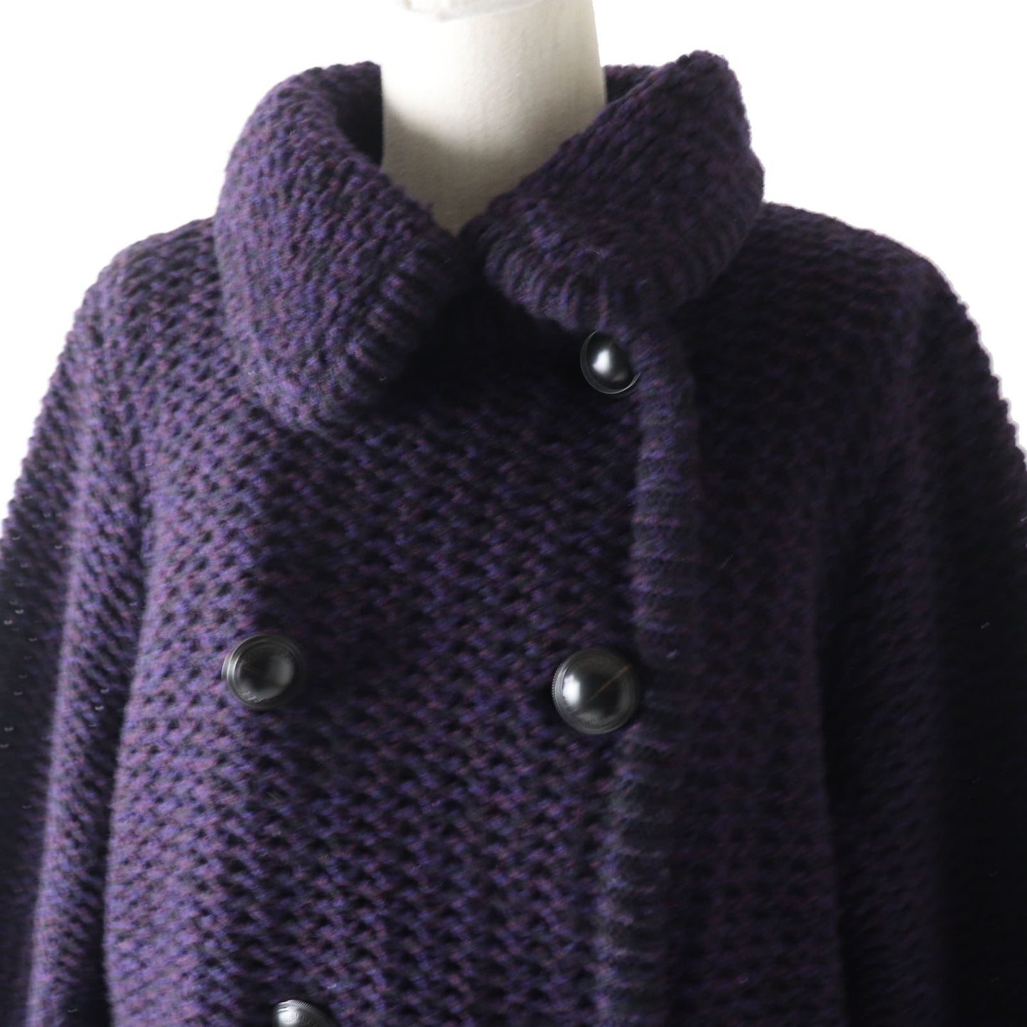 BURBERRY LONDON cardigan B2N28-643-36 wool Purple type 5