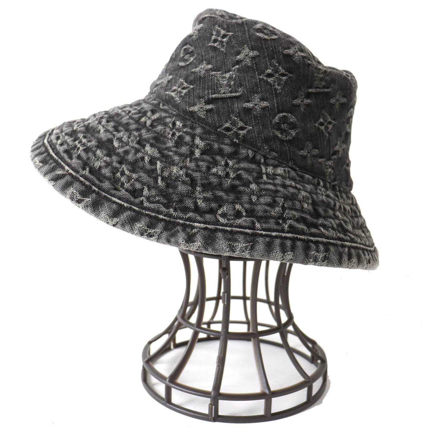 LOUIS VUITTON hat 410907 cotton Black type S