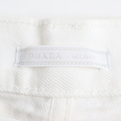 PRADA Denim pants GEP303 cotton off white 30