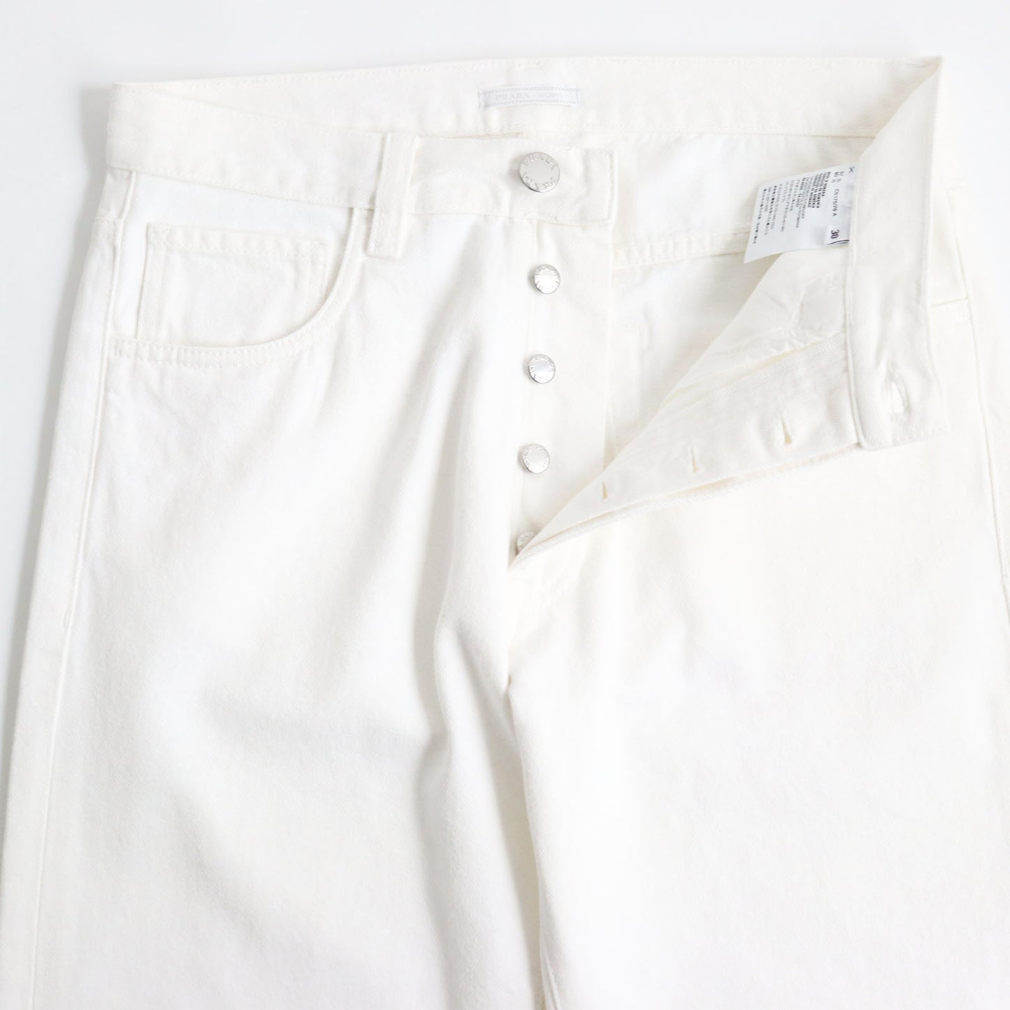 PRADA Denim pants GEP303 cotton off white 30