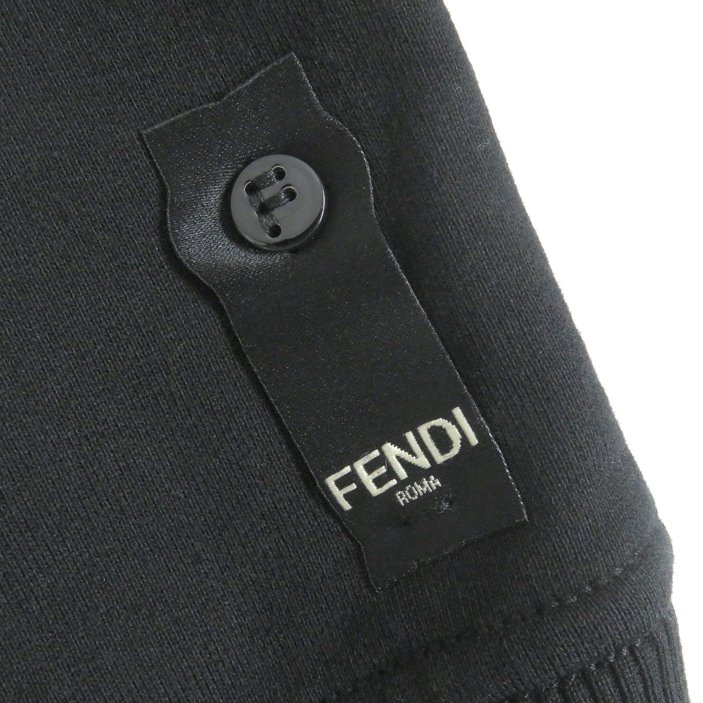 FENDI sweat FY0178 cotton black S