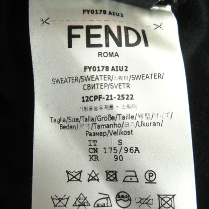 FENDI sweat FY0178 cotton black S