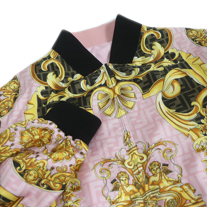 FENDI Blouson FW1091 silk Pink type 48