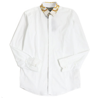 FENDI Long sleeve shirt FS1001 cotton white 40