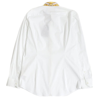 FENDI Long sleeve shirt FS1001 cotton white 40