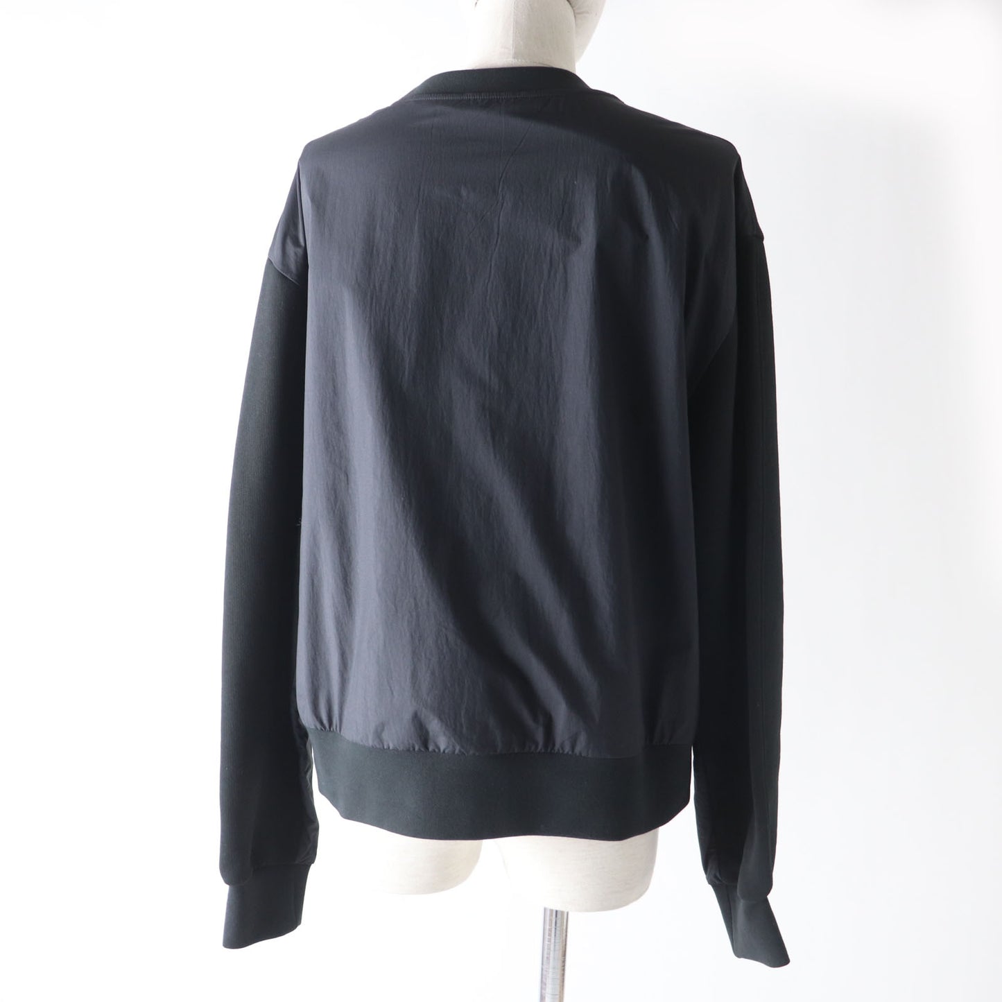 MONCLER pullover cotton black SWEAT SHIRT L