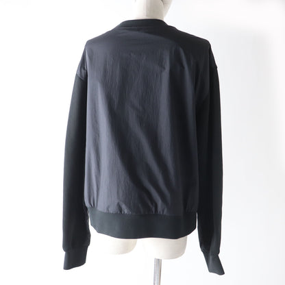 MONCLER pullover cotton black SWEAT SHIRT L