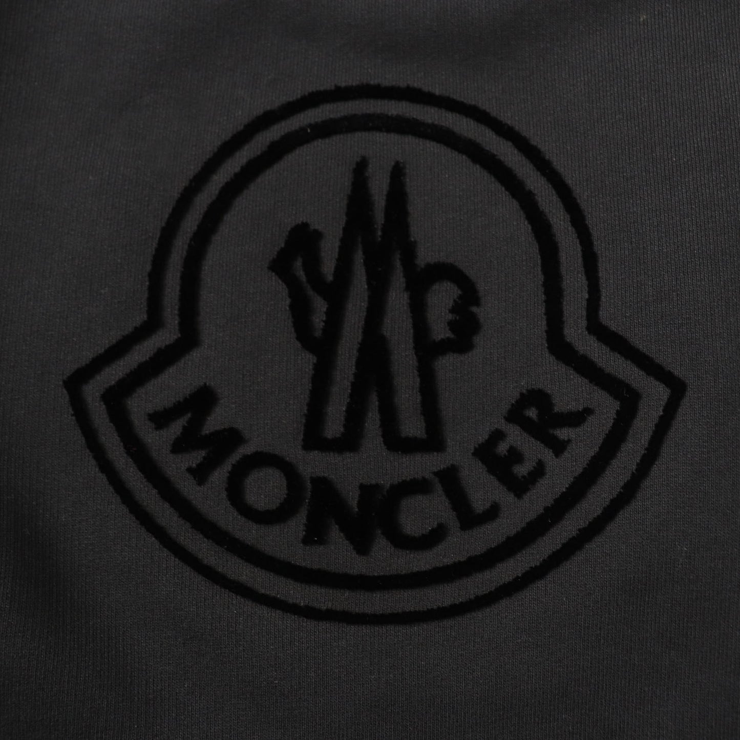 MONCLER pullover cotton black SWEAT SHIRT L