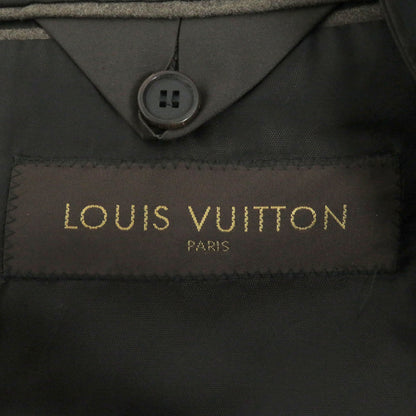 LOUIS VUITTON suit Outer material: 100% wool (Super 130's) Body lining: 100% cupra Sleeve lining: 100% polyester Brown 44