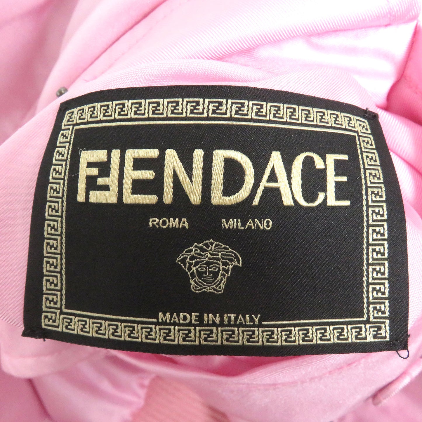 FENDI Blouson FW1091 silk Pink type 48