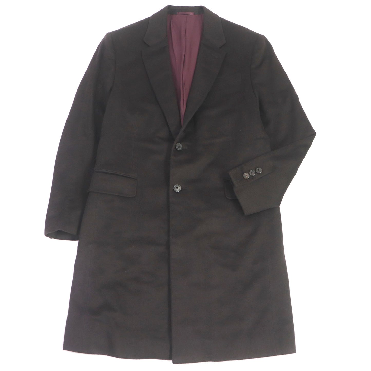 PRADA Chester coat cashmere Dark brown 52