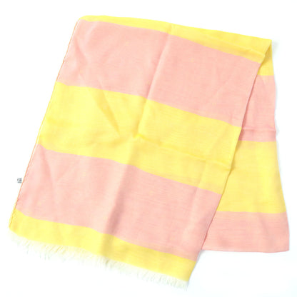 HERMES Stall silk Pink Yellow