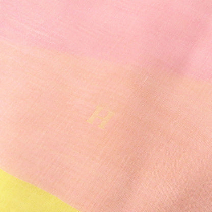 HERMES Stall silk Pink Yellow