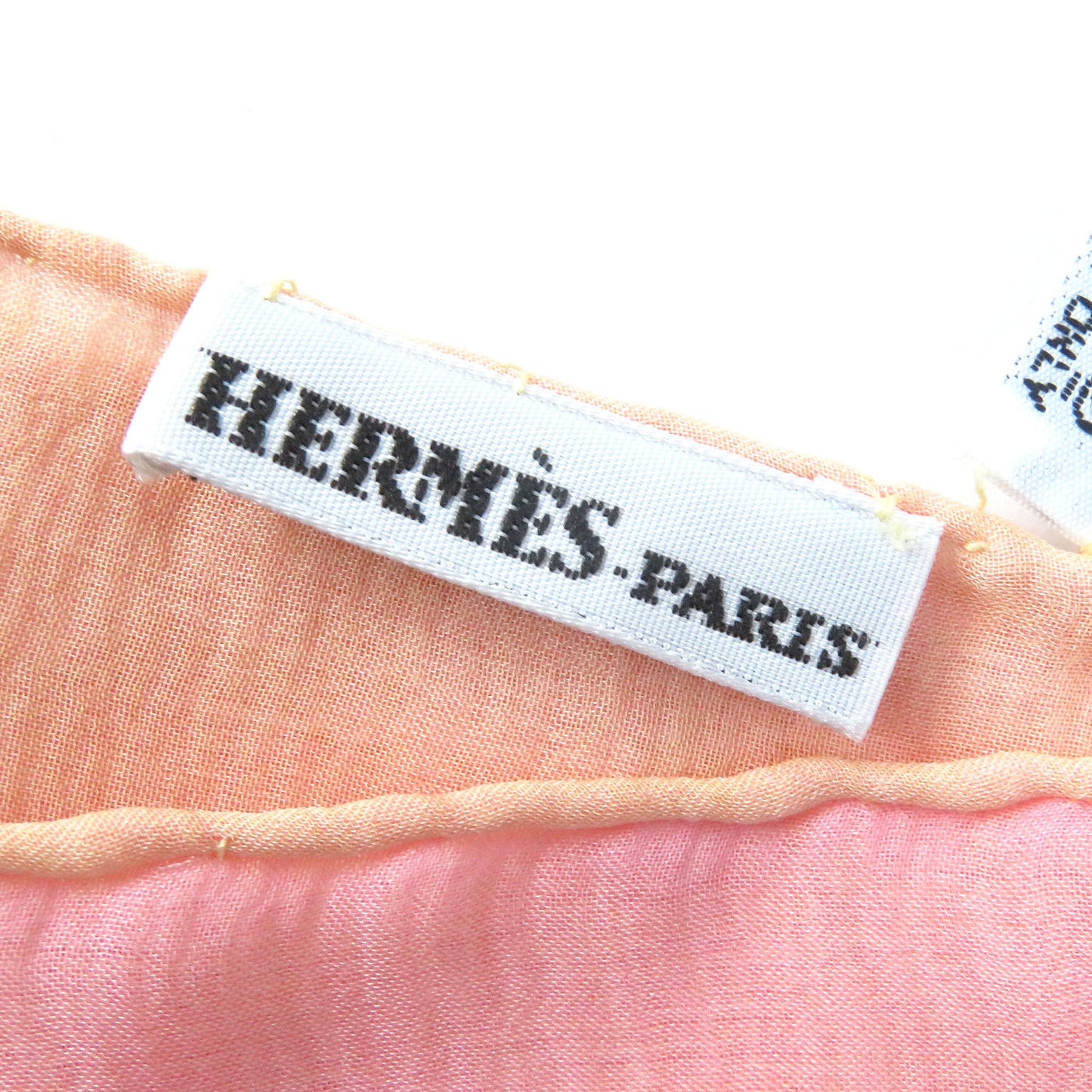 HERMES Stall silk Pink Yellow