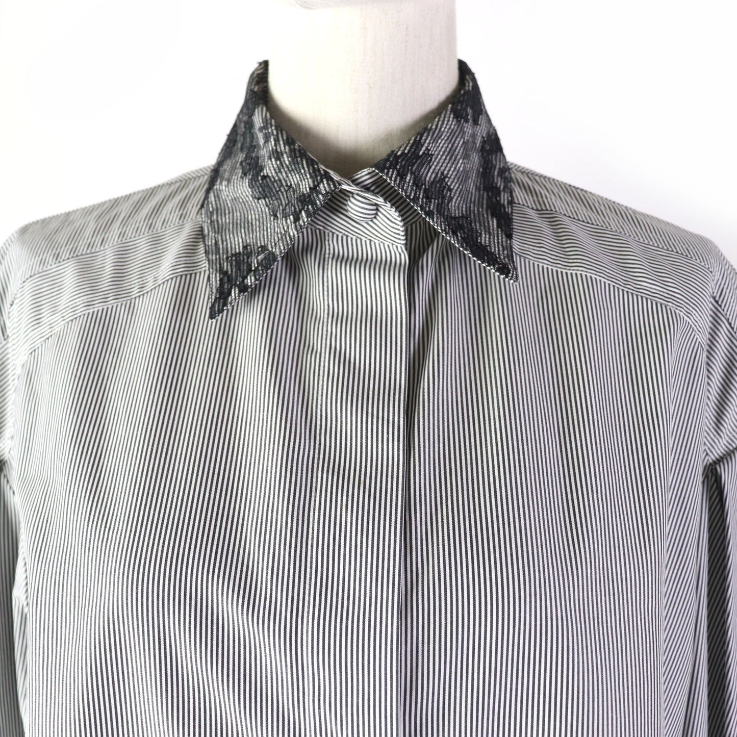 FENDI Long sleeve shirt cotton Black Grey 36