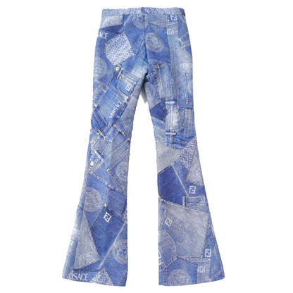 FENDI Denim pants 1004748 polyester blue 36