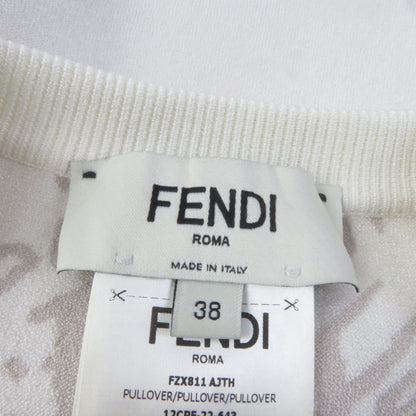 FENDI knit FZX811 Rayon white 38