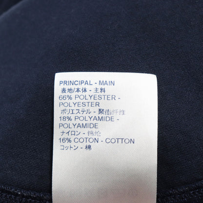 LOUIS VUITTON Blouson polyester Navy Monogram zip-through top S