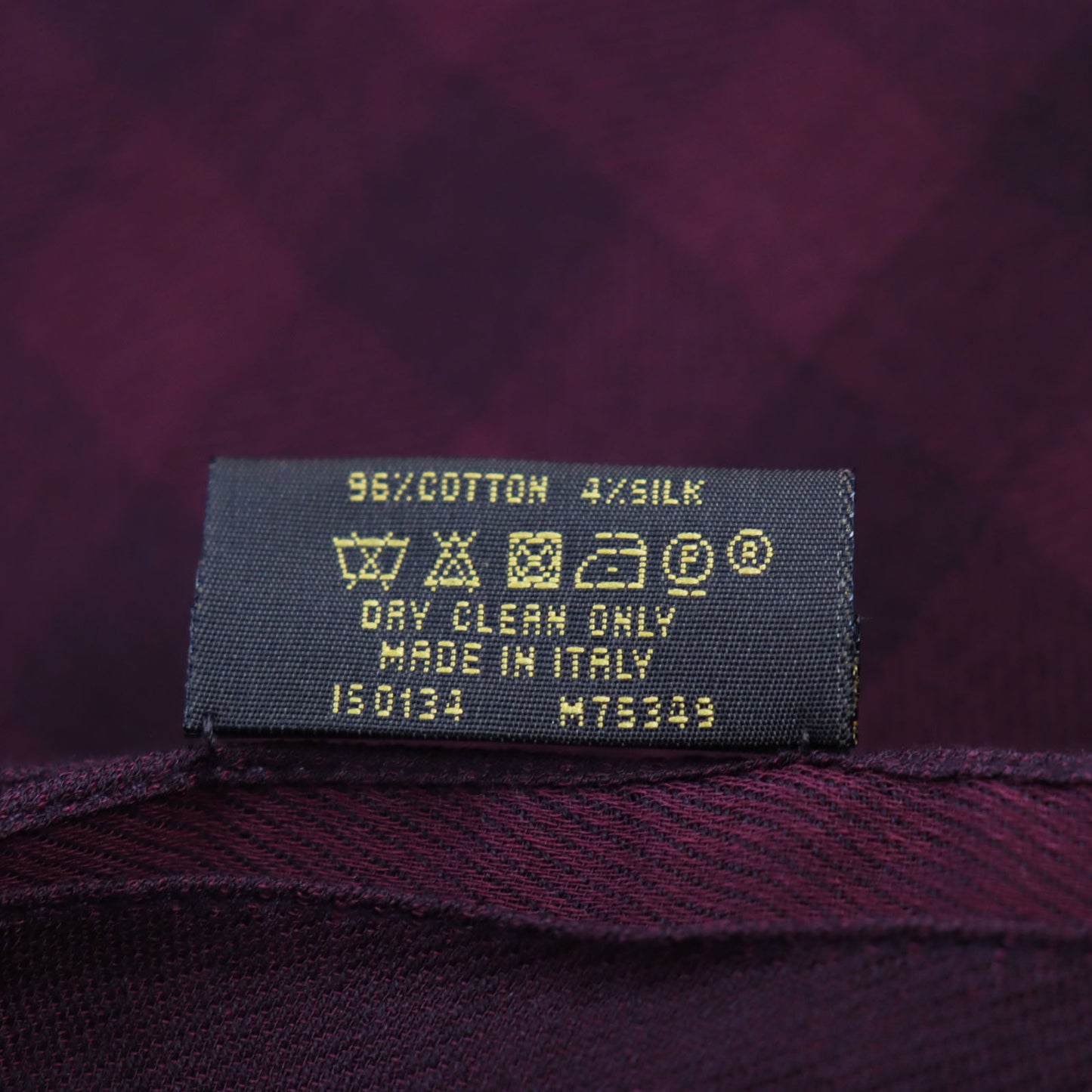 LOUIS VUITTON Stall M75349 cotton Bordeaux