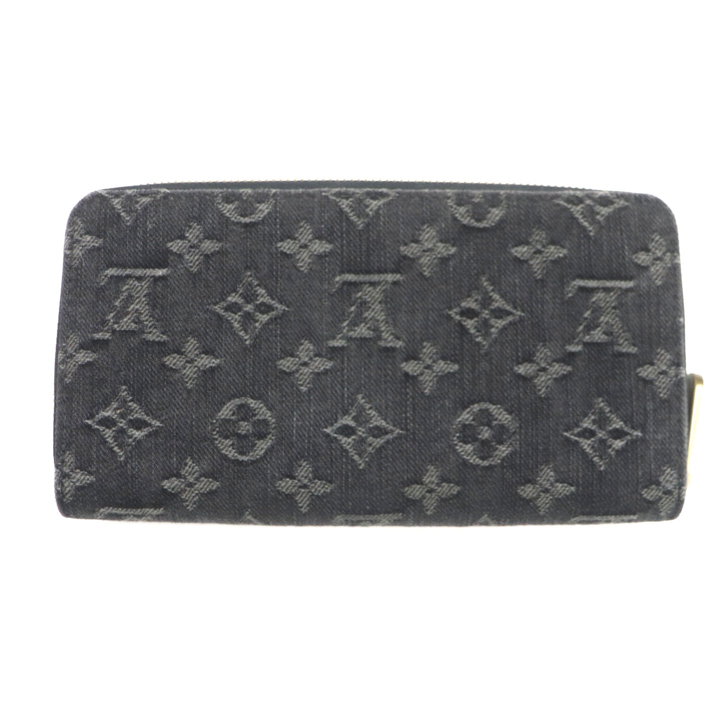 LOUIS VUITTON Long Wallet Purse M95614 Monogram denim Noir Monogram Denim Zippy Wallet