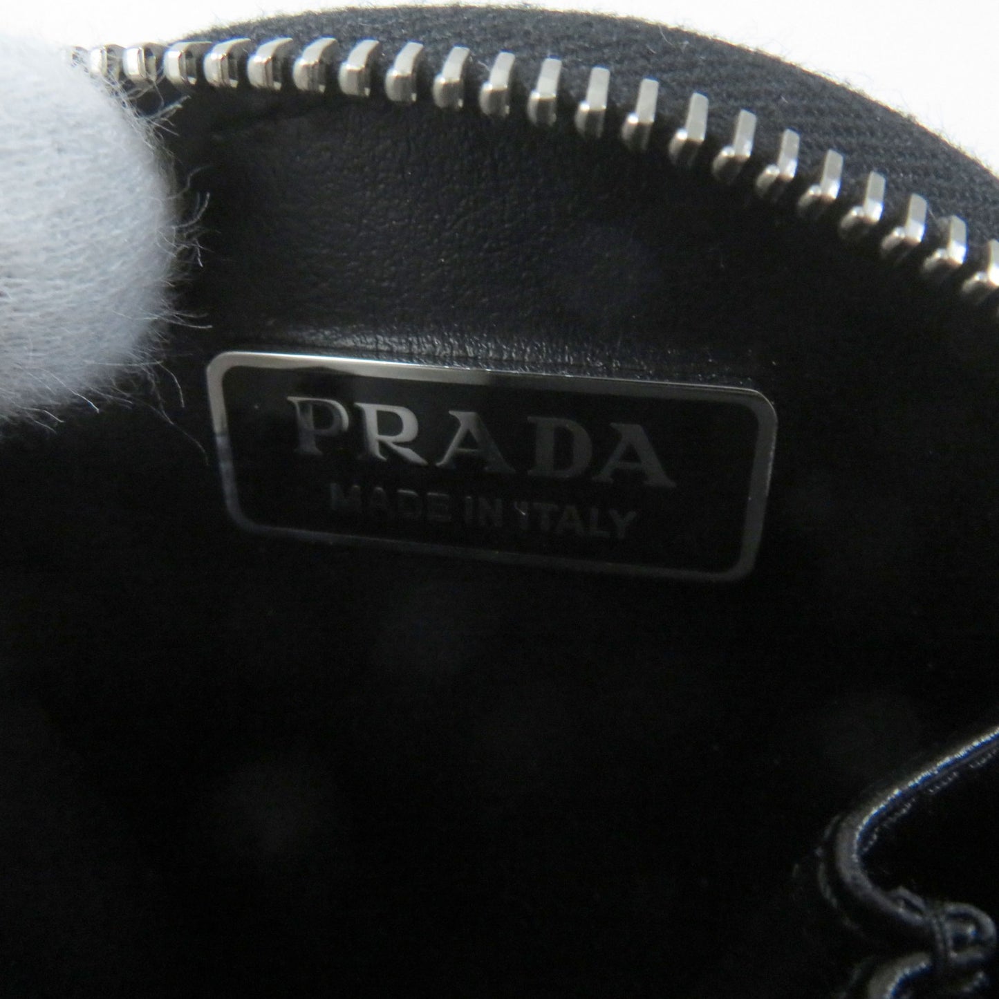 PRADA Coin case 1TL431 leather black