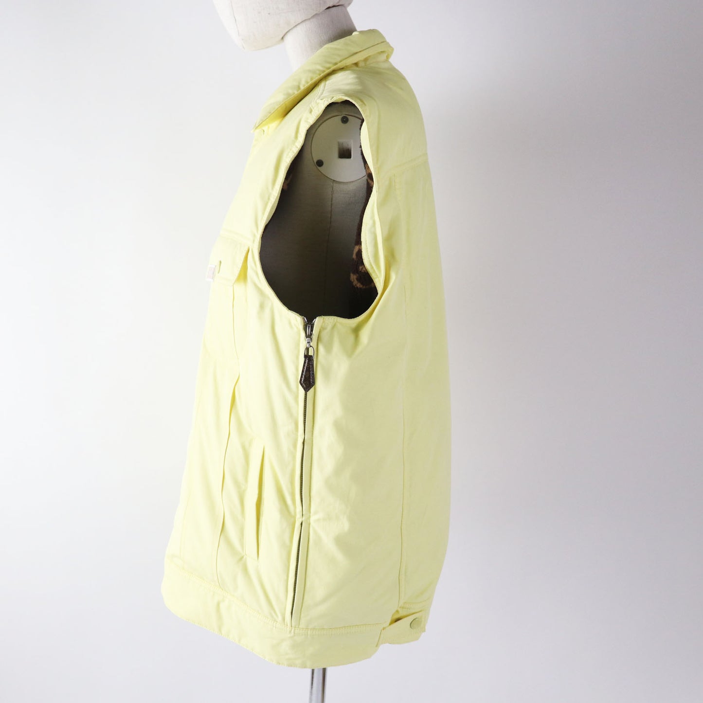 LOUIS VUITTON Down vest cotton Light yellow 34