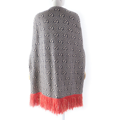 GUCCI poncho wool multicolor M