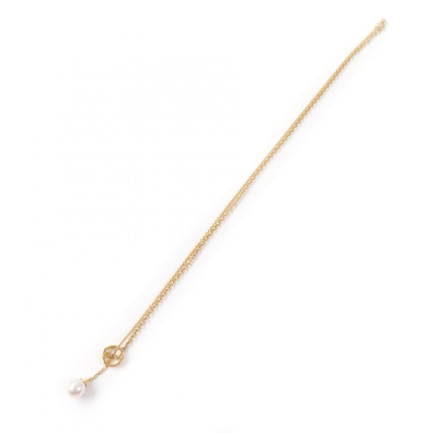 GUCCI Necklace 774689 Main: Gold-tone finish Metal parts: Glass pearl Gold white Gucci Blondie Pearl Drop Necklace