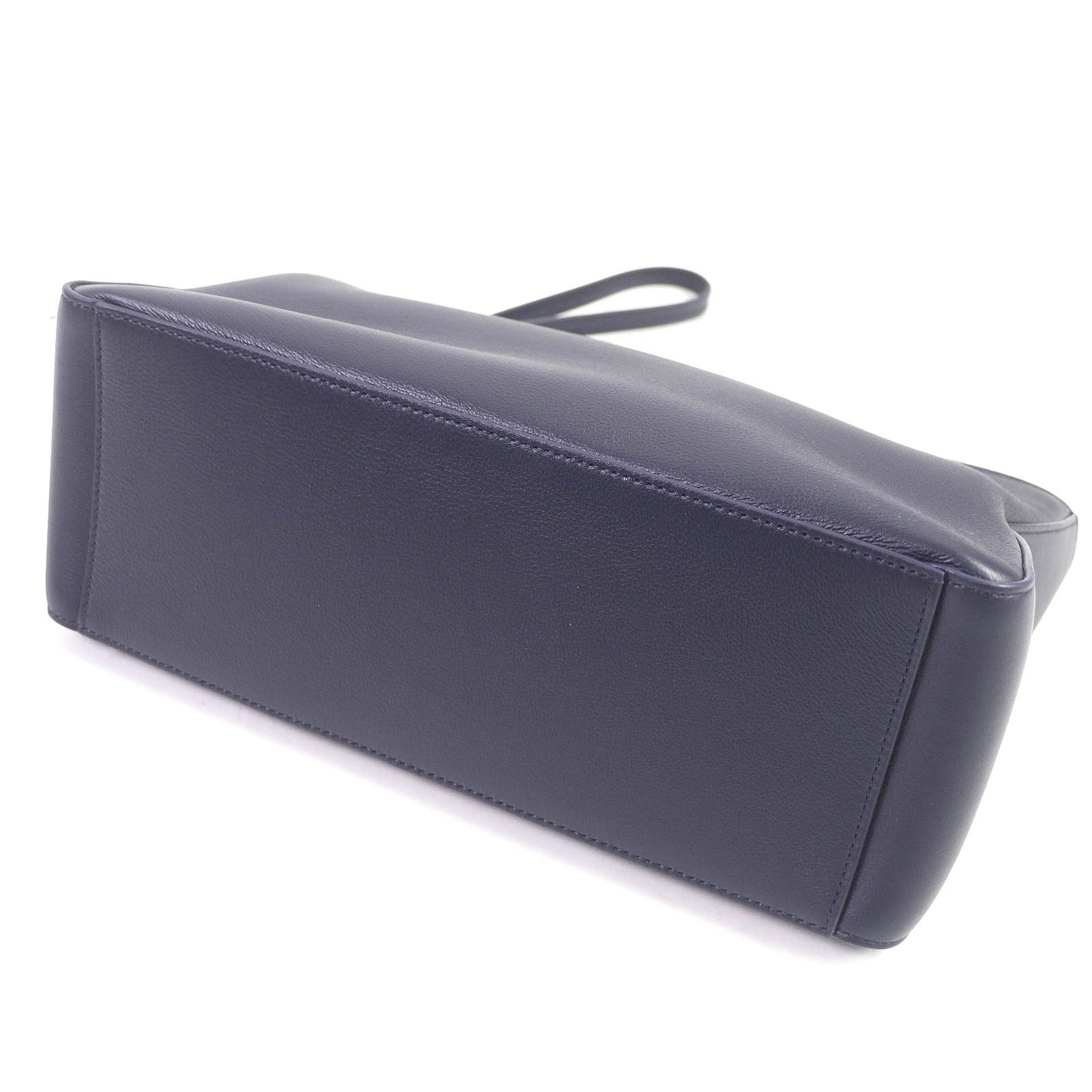 Salvatore Ferragamo Clutch bag 241445 Main: Leather Dark navy mens Used Authentic