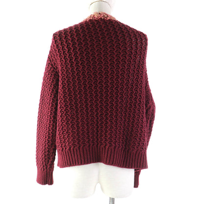 CHANEL cardigan P72932 cashmere Bordeaux 34/36