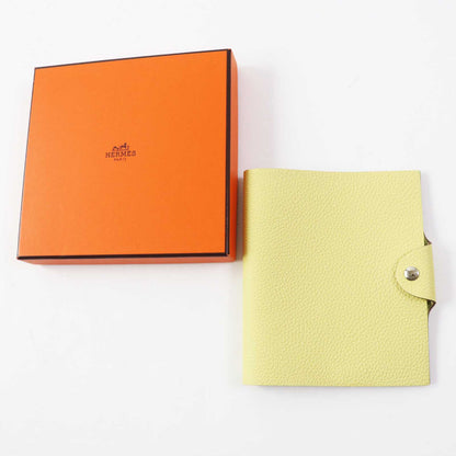 HERMES Notebook cover Taurillon Clemence cream Ulysse PM