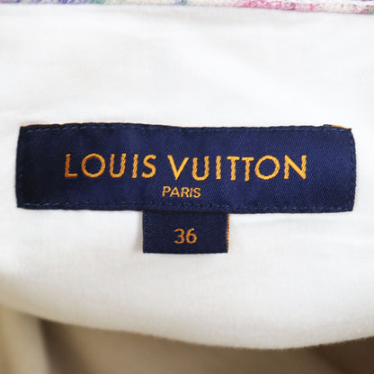 LOUIS VUITTON Denim pants 1A8HJL cotton multicolor LV Pastel Monogram 36