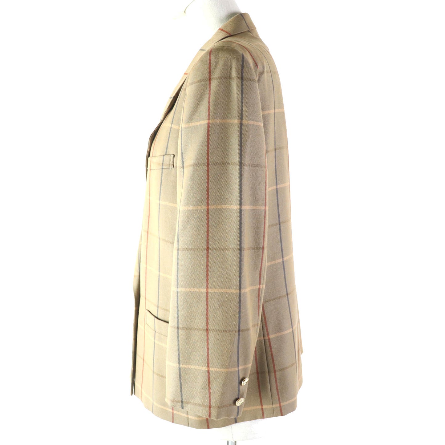 BURBERRY tailored jacket Outer: 100% wool, lining: cupra Brown type Women 11AR Used Authentic