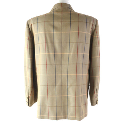 BURBERRY tailored jacket Outer: 100% wool, lining: cupra Brown type Women 11AR Used Authentic