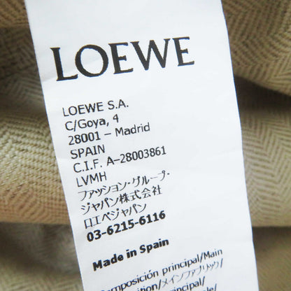 LOEWE hat cotton Beige White Camel 57