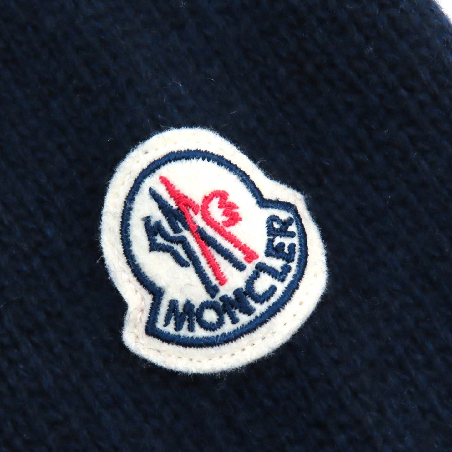 MONCLER knit wool Navy GIROCOLLO TRICOT S