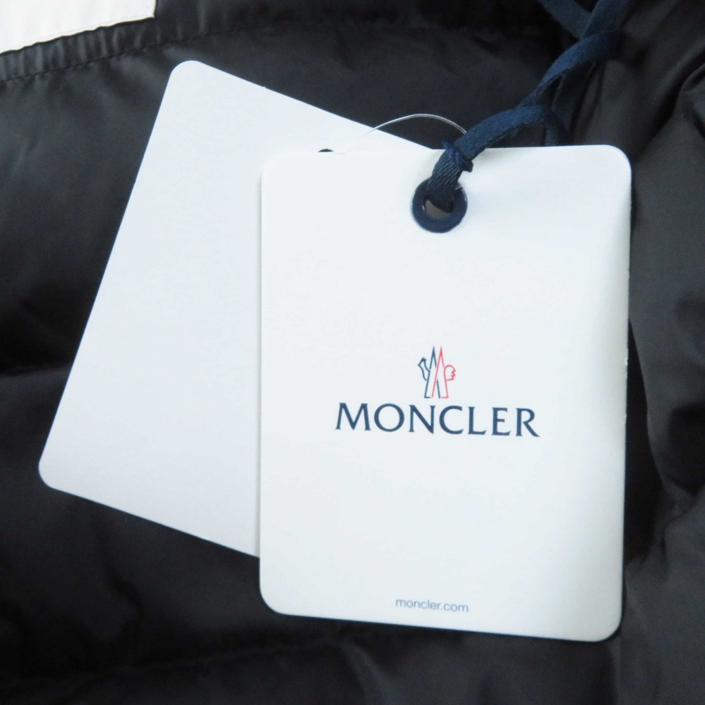 MONCLER down coat Outer: 100% polyester, Lining: 100% nylon, Filling: 90% down, Filling: 10% feather, Part: 100% acetate, Faux fur black CRUCIANELLE Women Used Authentic